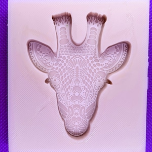 Giraffe Silicone Mould for cake toppers, fondant, chocolate, resin, soap etc