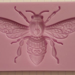 Emlems Mandala Bumble Bee Silicone Mould for Resin, cake toppers, clay, and so much more