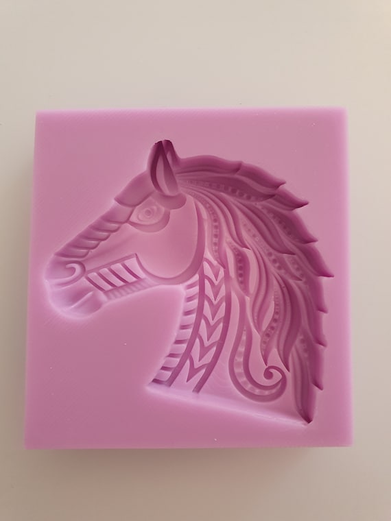 Horse Silicone Mould for Cake Toppers Fondant Etc Etsy Canada