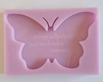 Moule en silicone papillon commémoratif pour gâteaux, fondant, chocolat, résine, savon, etc.