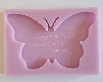 Memorial butterfly Silicone Mould for cake toppers, fondant, chocolate, resin, soap etc