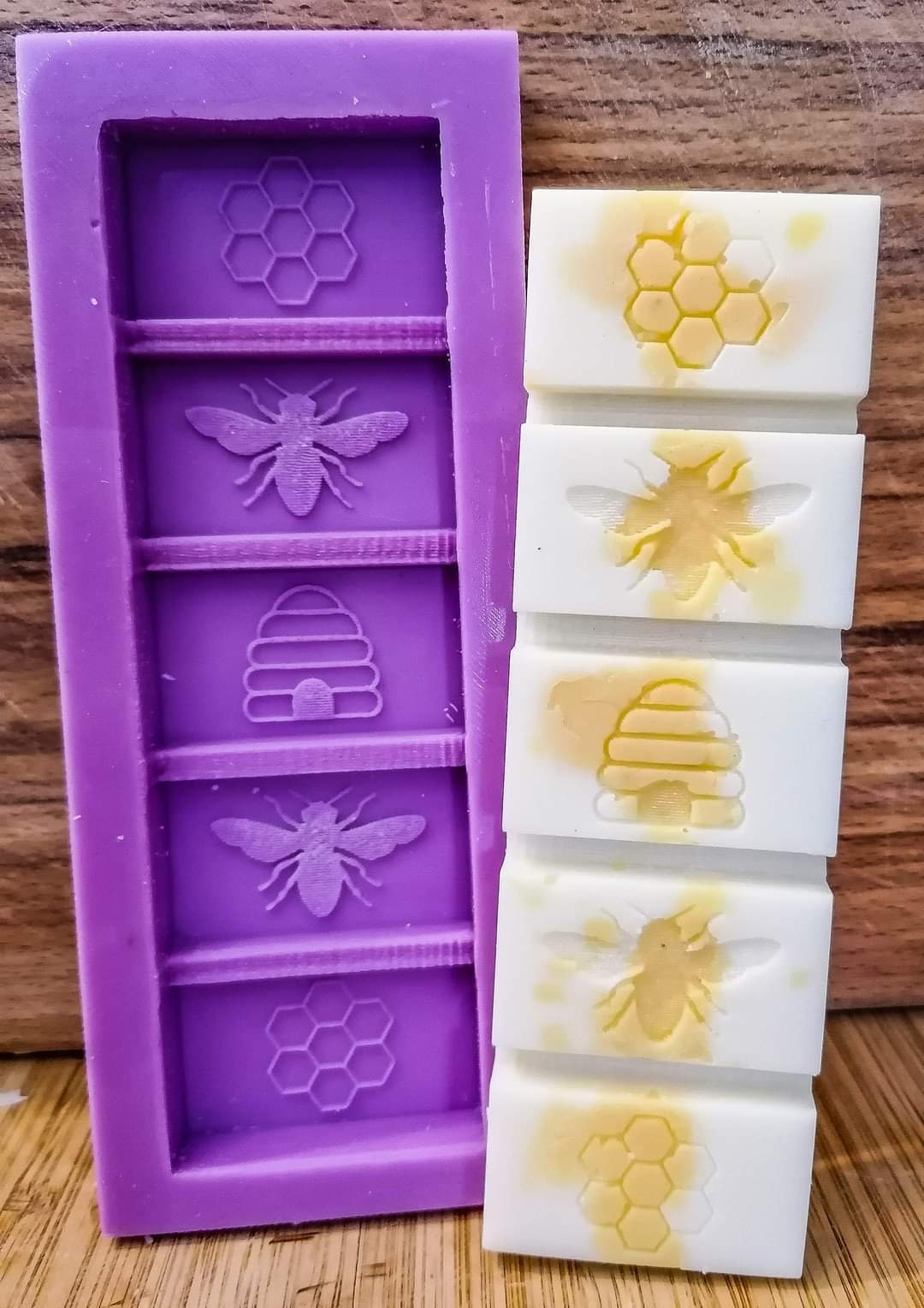 Silicone soap molds - silicone flower Mold - silicone honey bee