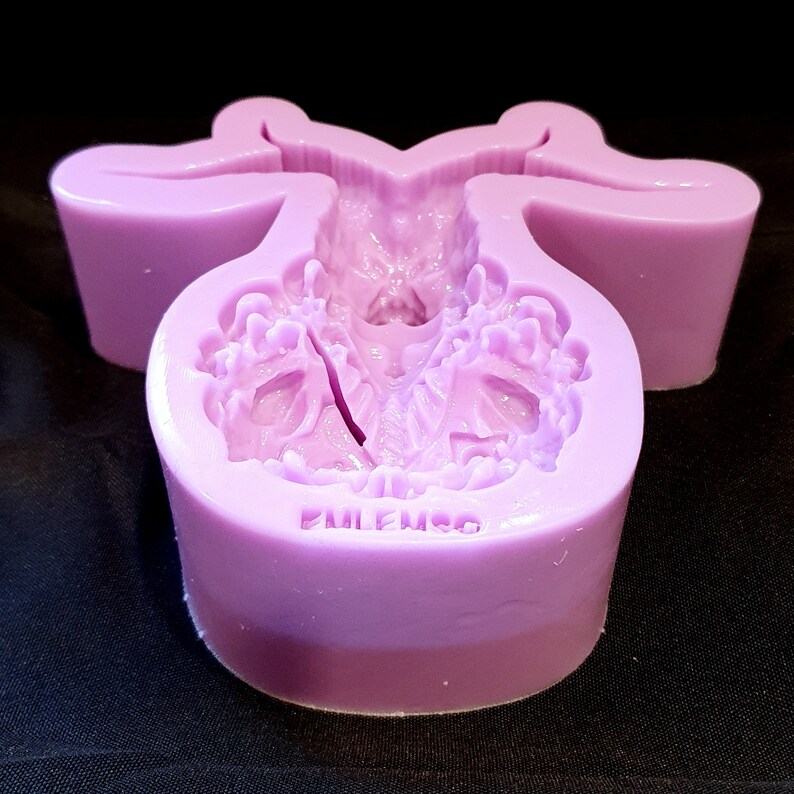 Emlems Wolf Woman Iron Lady warrior warewolf Silicone Mould for resin, concrete, clay, plaster, food safe and much more image 2