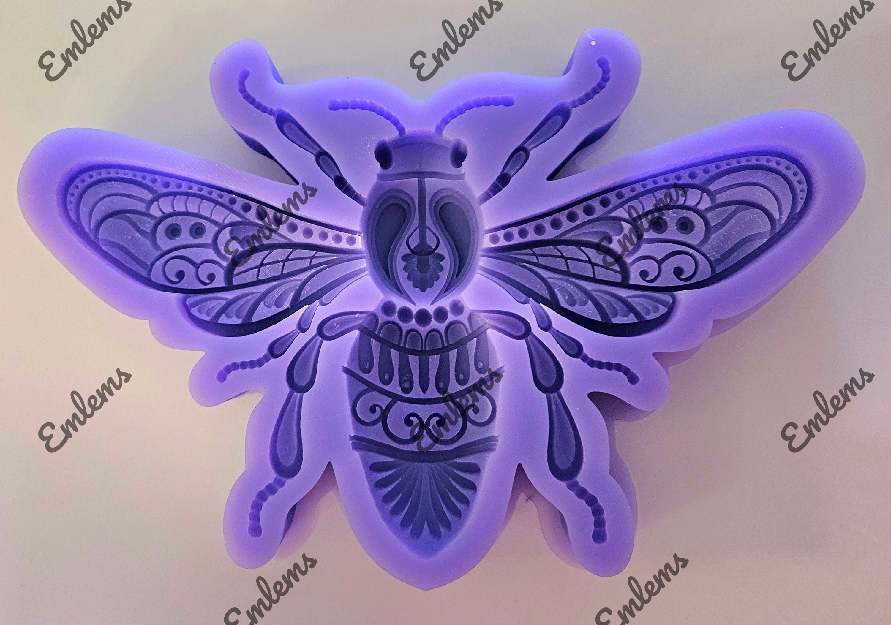 Honeycomb Bumble Bee Silicone Resin Mold Wall Hanging Plaster Clay