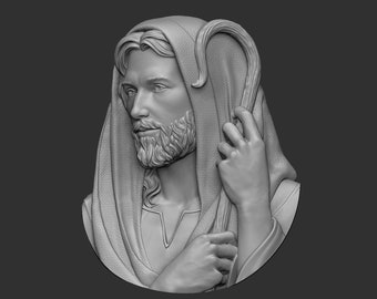 Emlems Small Jesus the good shepherd easter Silicone Mould for resin, wax, candles, fondant, chocolate, soap etc