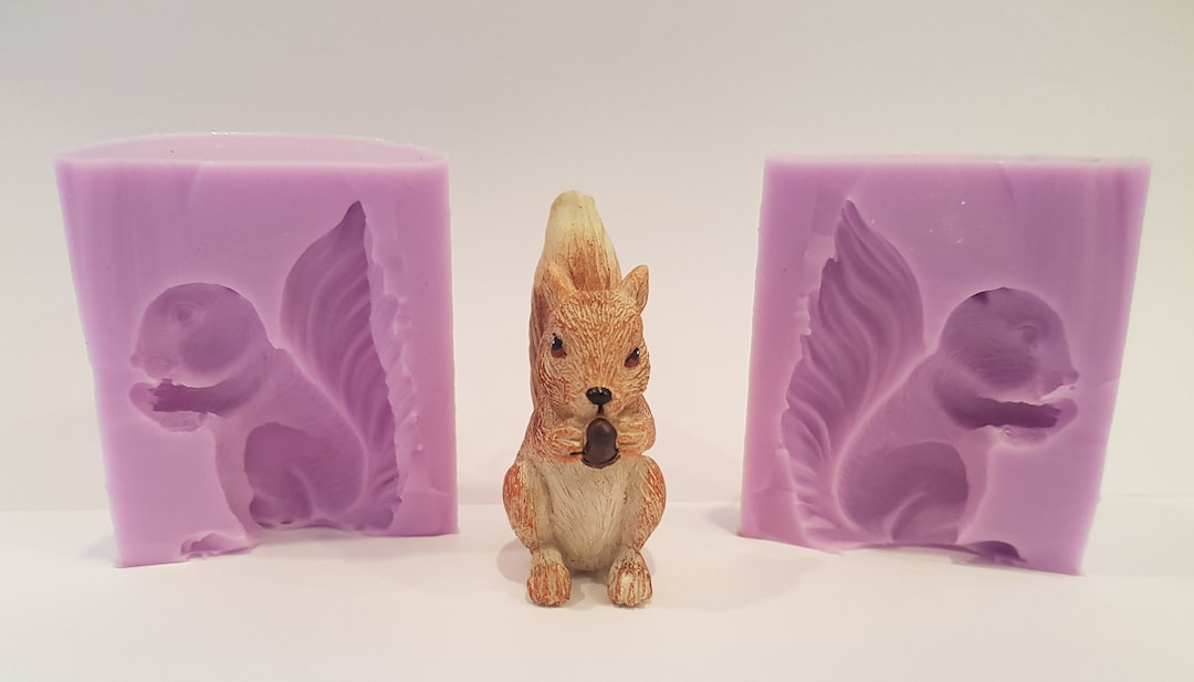3D Eichhörnchen Silikonform – Für Fondant, Schokolade & Kekse, 9,5 X 6 Cm, Back- & Deko-Werkzeug