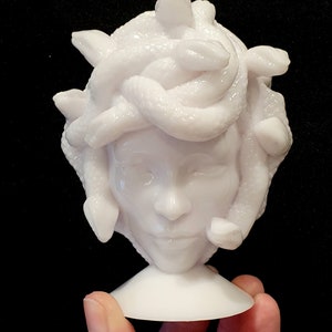 3d Medusa Silicone Mould for candle wax, soap, resin, cement, jesmonite etc