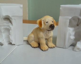 fondant black labrador