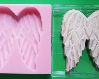 Large Angel Wings Food Safe Silicone Mould for cake toppers, fondant, clay, resin and much more