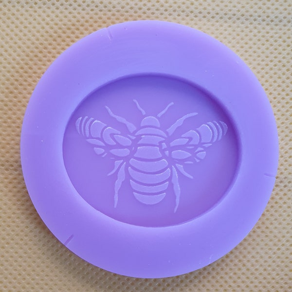 Small Mandala Bumble Bee Silicone Mould for resin and food safe for cake toppers, resin, fondant, chocolate etc