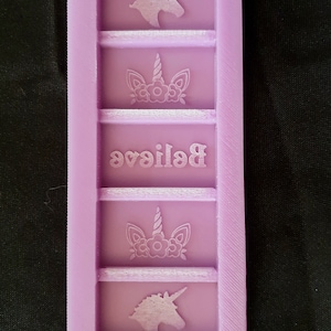 Eenhoorn siliconen mal voor waxmelts, hars, klei, zeep, chocolade, fondant, taarttoppers en nog veel meer