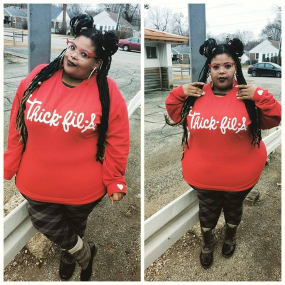 Thick fil a sweatshirt Clearance