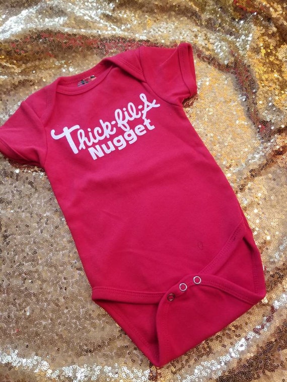 thick fil a baby onesie