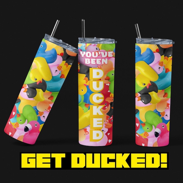 You’ve Been Ducked Design for sublimation, skinny tumbler download, PNG for sublimation, 4-wheeler PNG, off roader sublimation design