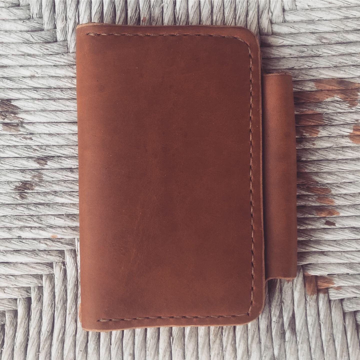 Leather Journal Cover Brown Vintage Style Leather Book Cover Etsy