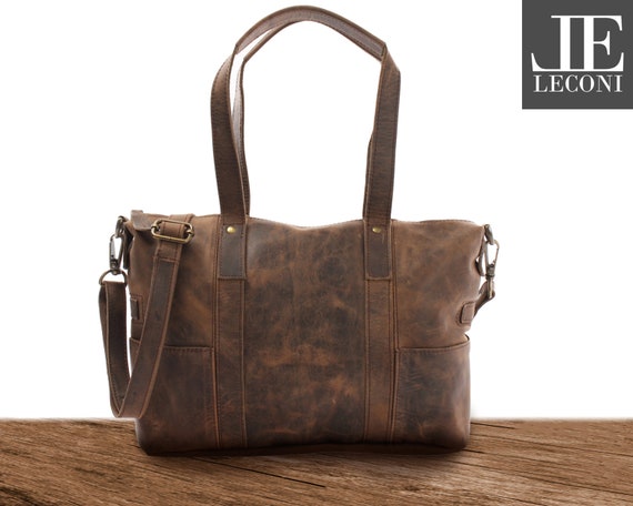 LECONI Shopper Ledertasche elegant Tasche Schultertasche