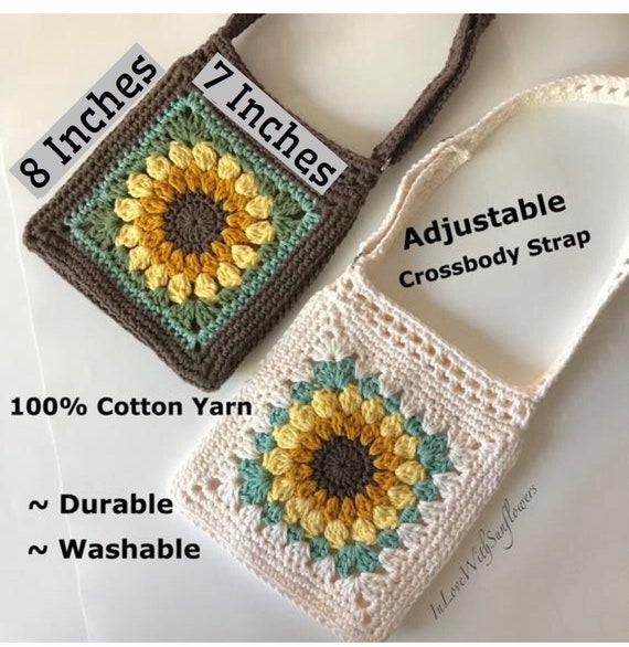 Free Belmont Crochet Shoulder Bag Purse Pattern to Make