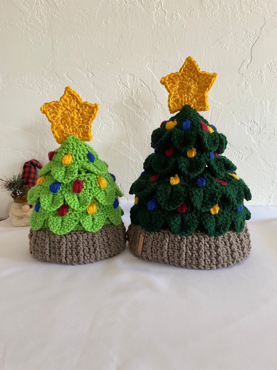 Christmas Tree Beanie Hat Tree Beanie Holiday Hat Photo Etsy