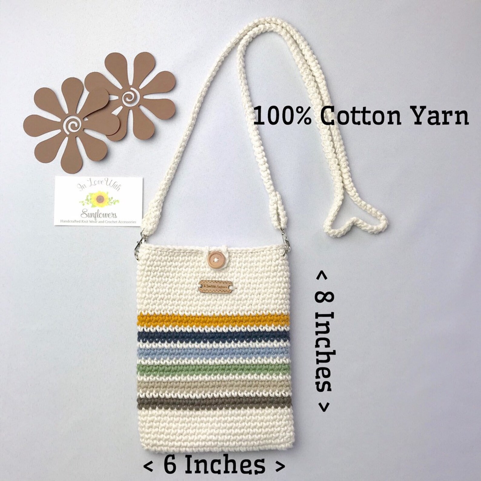 Womens Crossbody Crochet Purse Cell Phone Pouch Gift for Etsy