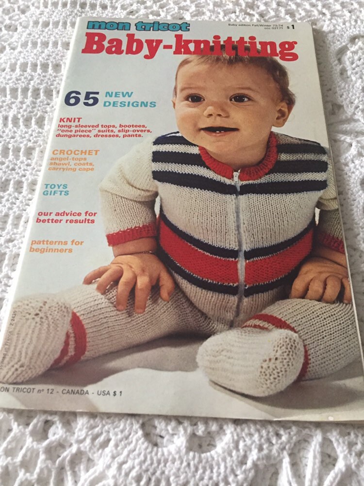 Baby Knitting For Beginners Mon Tricot Special Book Helpful Hints