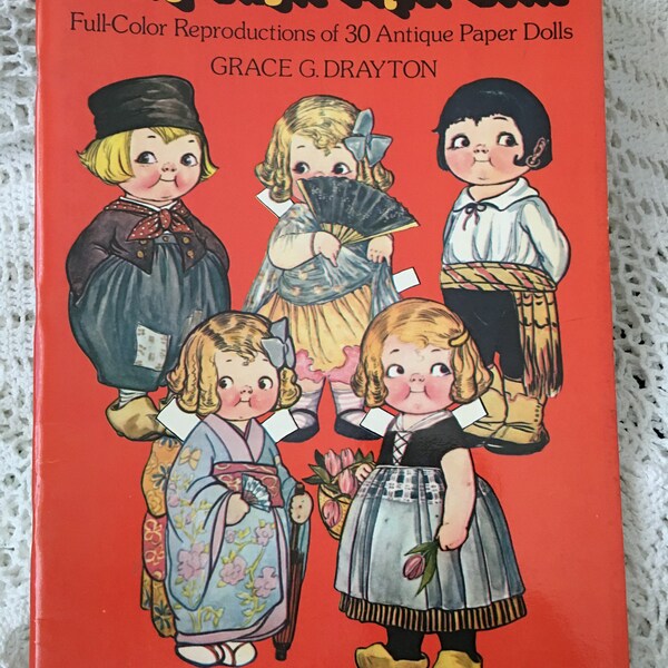 Vintage Uncut Dolly Dingle Paper Dolls Darling