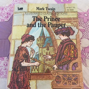 The Prince and The Pauper By Mark Twain Illustrated Classic A Moby Book 1983