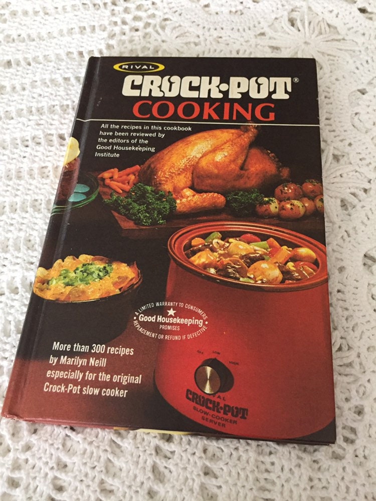 Crock Pot Cooking Rival Cookbook Dated 1975 Recipes 