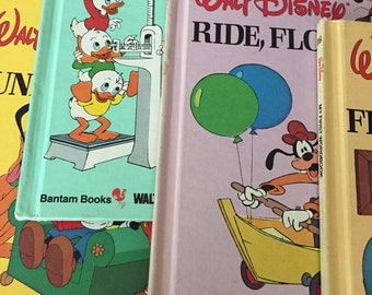 Walt Disney Fun To Learn Library Four Books Volume 11, 15, 16, and 19 Hardback Childrens