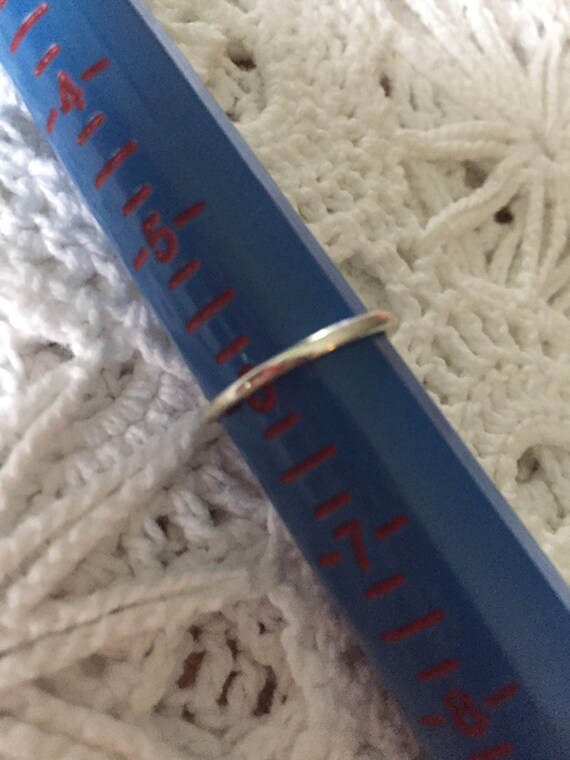 Leaf Pattern 925 Ring Size Six On Ring Sizer Fash… - image 5