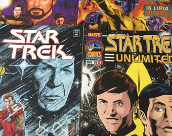 Four Star Trek Comics 1990’s Era Lot Collectible