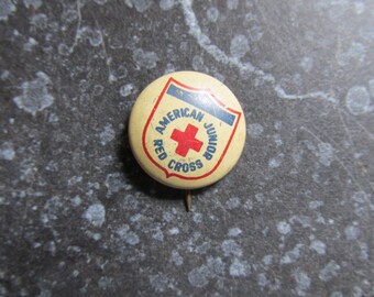 Vintage American Junior Red Cross Pin Volunteer Organization