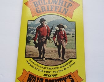 Vintage Bullship Griffin by Sid Fleischman Paperback Book Dated 1963 Walt Disney Movie Based