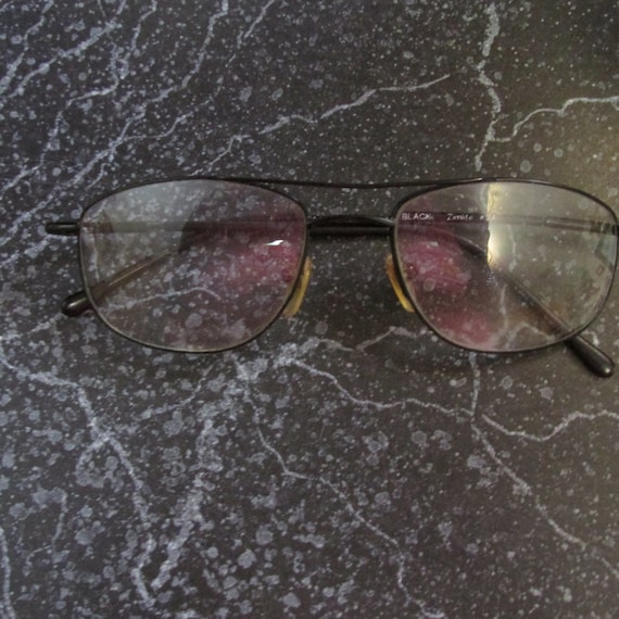 1980's Black Wire Frame Eyewear Eyeglasses - image 2