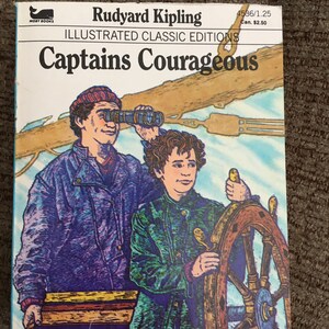 Vintage Paper Back Moby Book “Captains Courageous.”