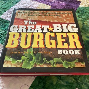 The Great Big Burger Book By Jane Murphy and Liz Yeh Singh