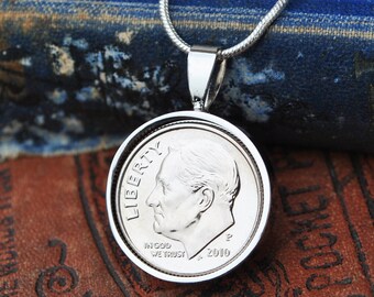 dime necklace for teething
