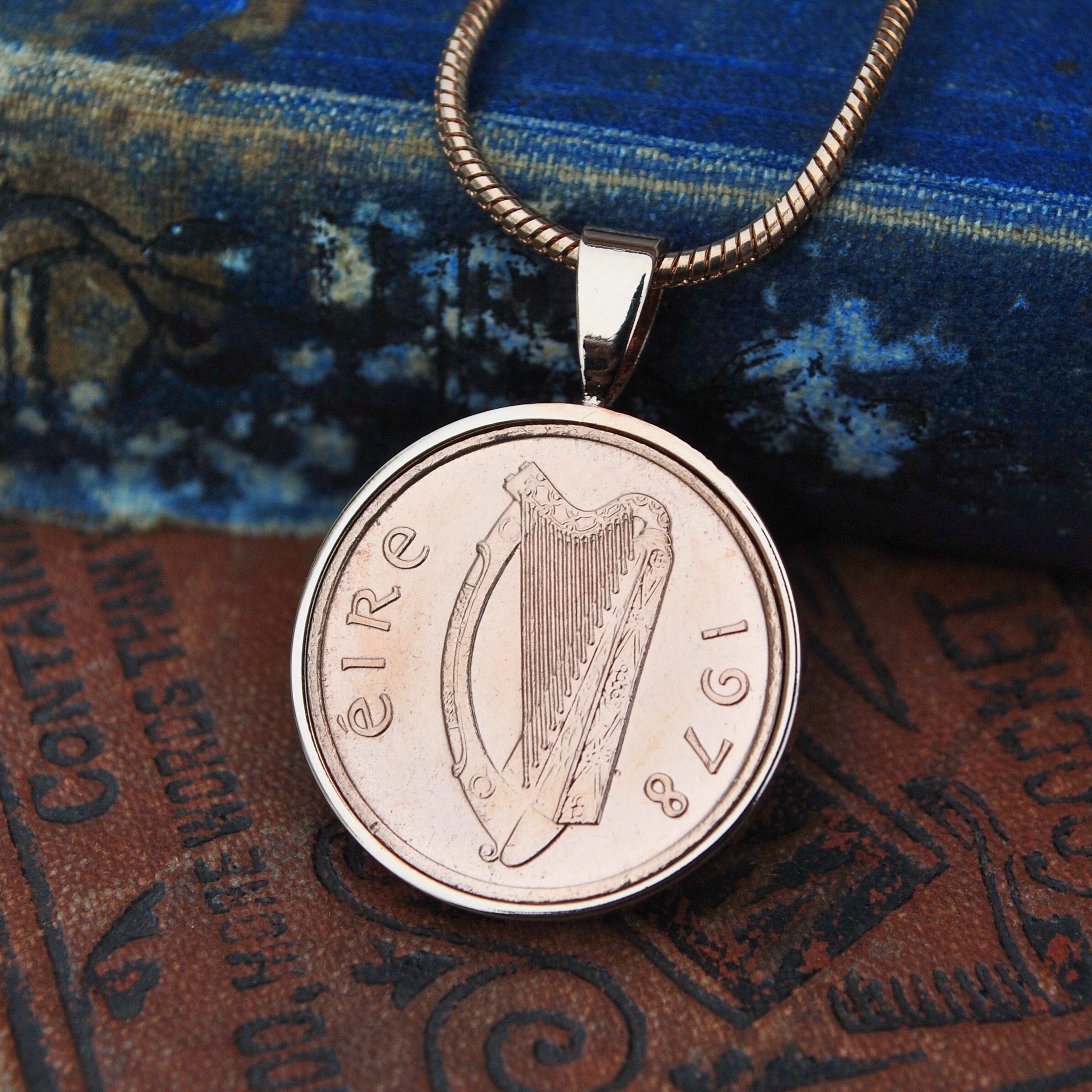 1971-2000 Irish 1p Penny Necklace Born 