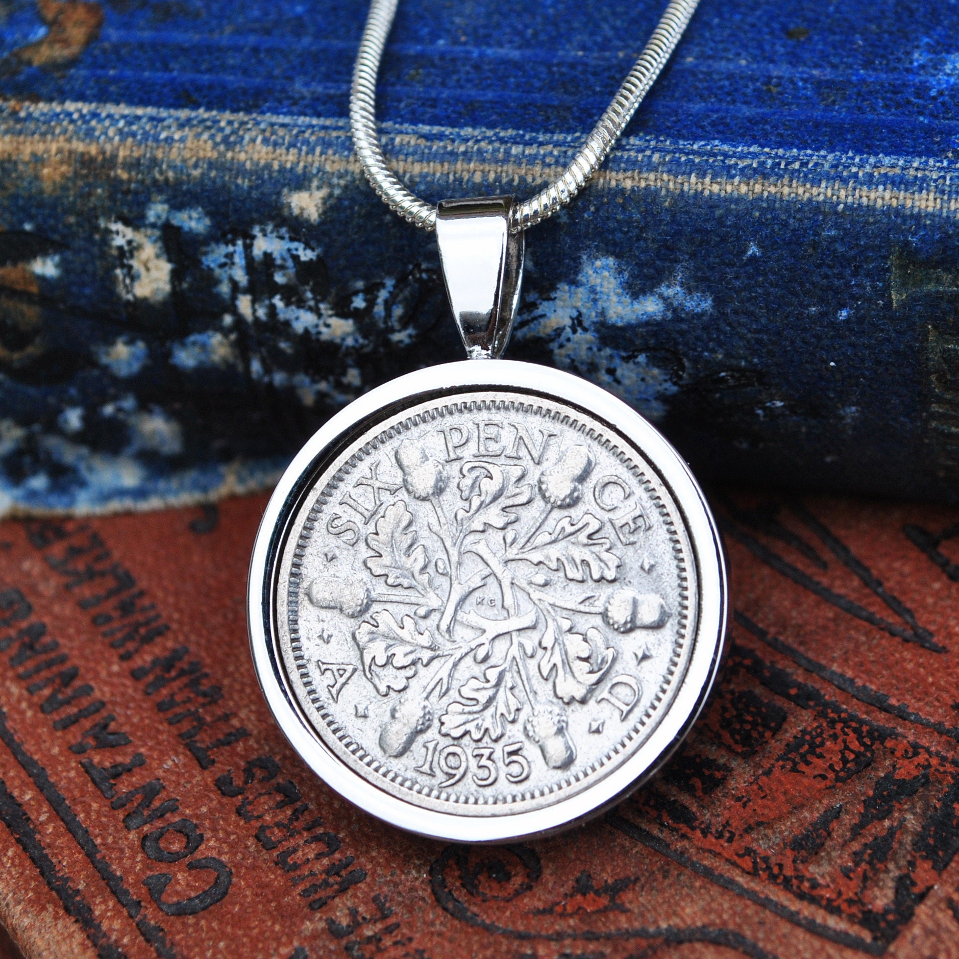 1935 87th Birthday Gift Sixpence 