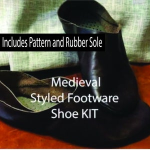 Persian Turnshoe Kit for men and women (pattern, soles and Instructions only) you provide the leather.