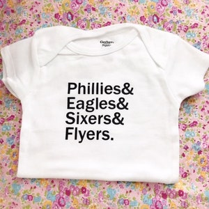 Philly Sports short sleeve baby onesie/bodysuit