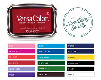 Versacolor Small Pigment Ink Pad Colours Collection 1, Stamp Pads, Stamp  Inks, Ink for Stamps, Inkpads for Rubber Stamps, Colour Ink Pads 