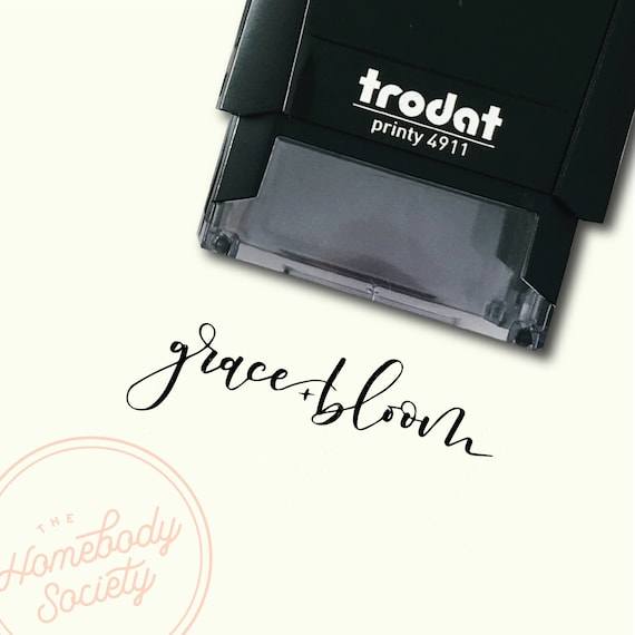 Custom Self-inking Stamp for Matching Wedding Invites, Address Stamps, Use  Your Own Fonts, Create Your Own Stamp, SELF-INKING ONLY 