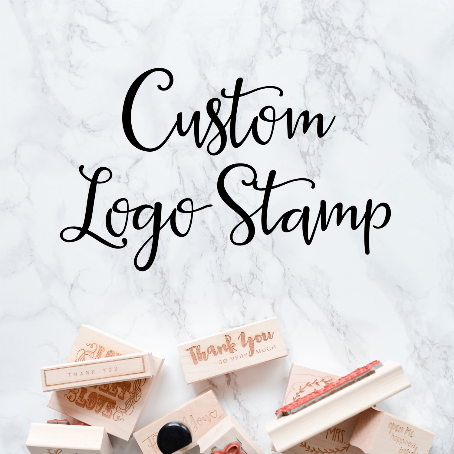 Custom Logo Stamp for Your Small Business Etsy Shop Custom Etsy