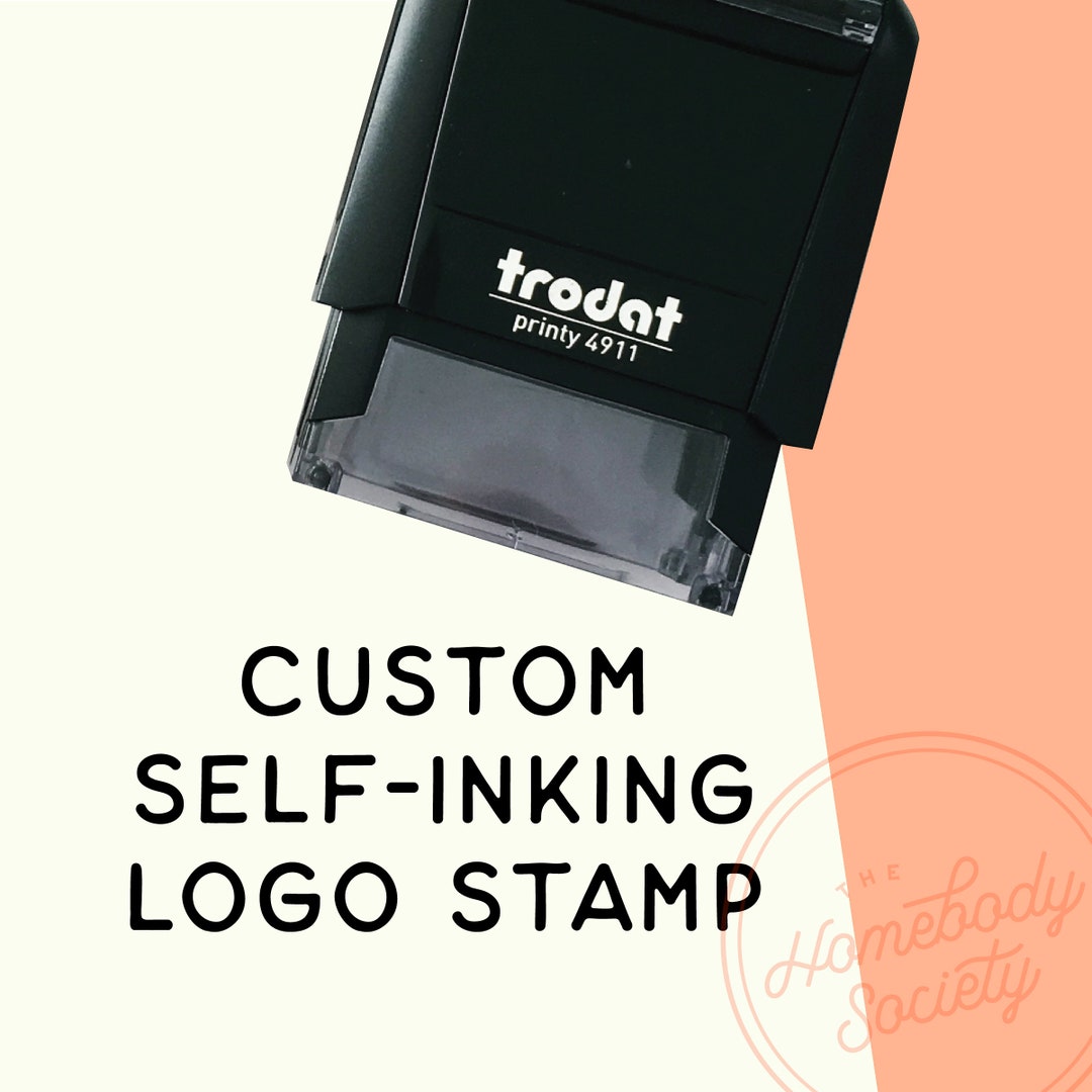 Custom Logo Stamp for Your Small Business, Etsy Shop, Custom Logo Stamp ...