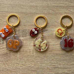 Formula 1 Resin Keychain: F1 Car Racing Gift