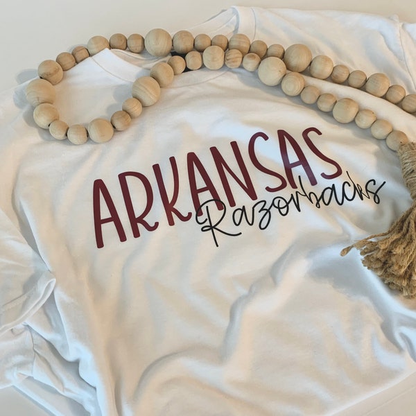 Arkansas Razorback Tee - Baby-Adult Sizes