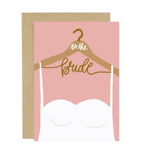 Bride to Be Card, Card for Bride, Wedding card, Bridal Shower Card, Cute Bridal Shower Card, Cute Wedding Card, For the Bride Card - 01BRI