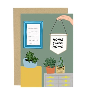 Housewarming Card, New Home Card, Congrats on Your New Home Card, Home Sweet Home Card, You Bought A House Card, Welcome Home Card - HOM2