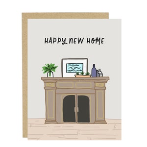 Housewarming Card, Happy New Home Card, House Decor Card, Home Decor Card, New House Card, You Bought A House Card, Congratulations Card