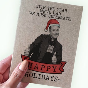 Carte pour les Fêtes du PDG de Car Tech - Nous célébrons l'année que nous avons connue - Joyeuses fêtes - Carte pour les fêtes de propriétaire de stock de voitures électriques
